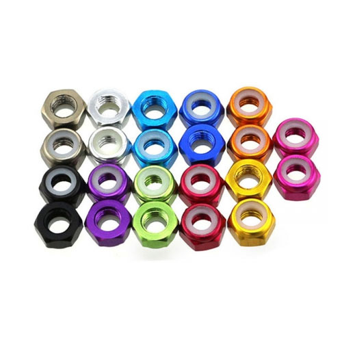 Kacang Kunci Nilon Aluminium