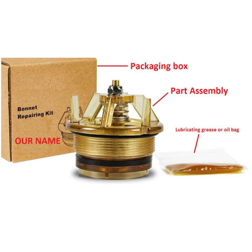 Kit Perbaikan Poppet Bonnet Tembaga Untuk Pencegah Arus Balik 765